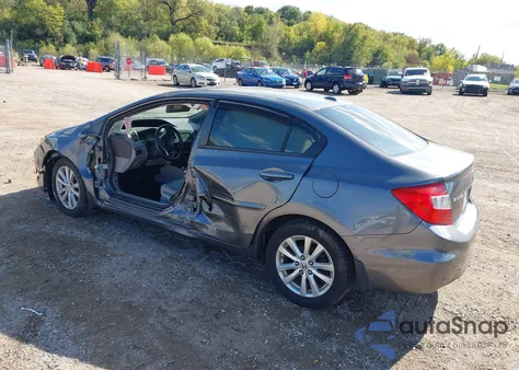 2012 Honda Civic Ex-L z USA, uszkodzony, nr VIN 19XFB2F96CE008993